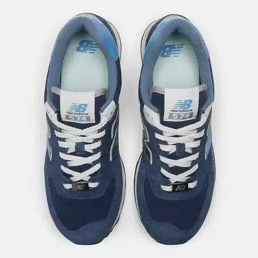 New Balance 574 Navy With Light Blue