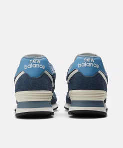 New Balance 574 Navy With Light Blue