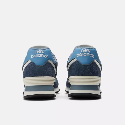 New Balance 574 Navy With Light Blue