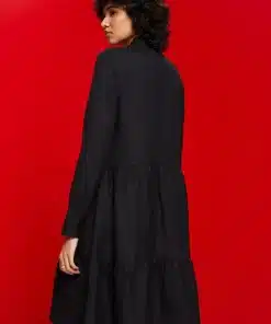 Esprit Linen Dress Black