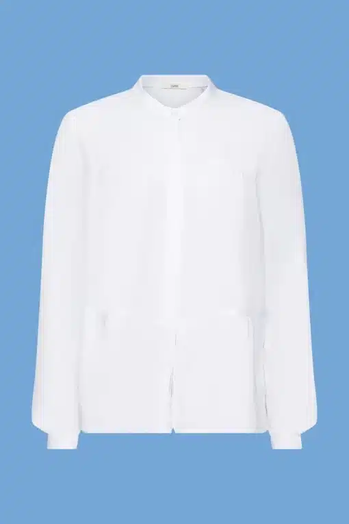 Esprit Linen Blend Blouse White