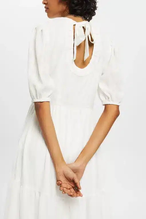Esprit Midi Dress Off White