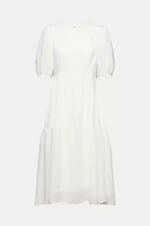 Esprit Midi Dress Off White