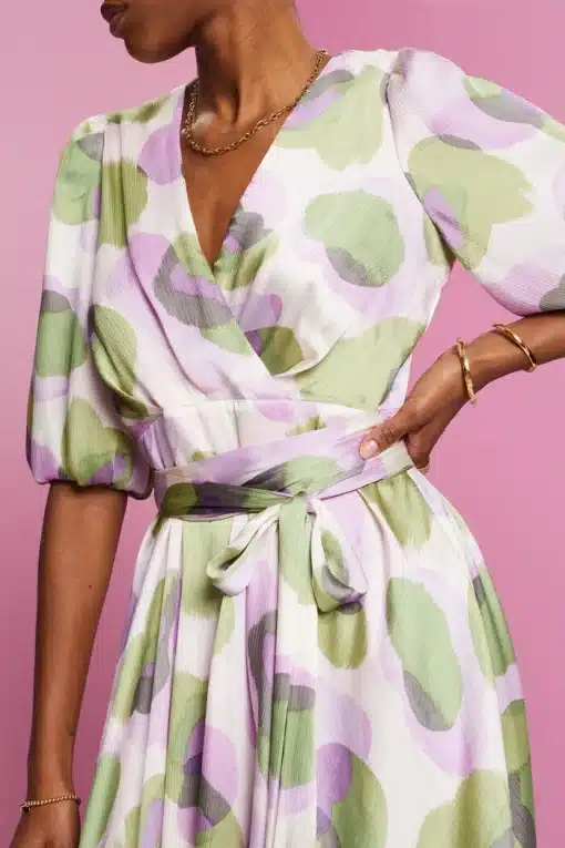 Esprit Print Dress Lavender