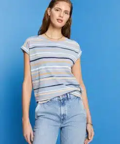 Esprit Stripe T-shirt Light Blue Lavender