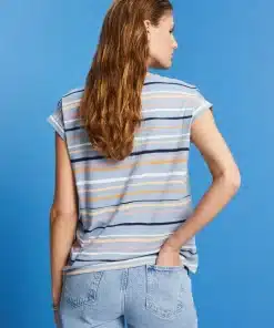 Esprit Stripe T-shirt Light Blue Lavender
