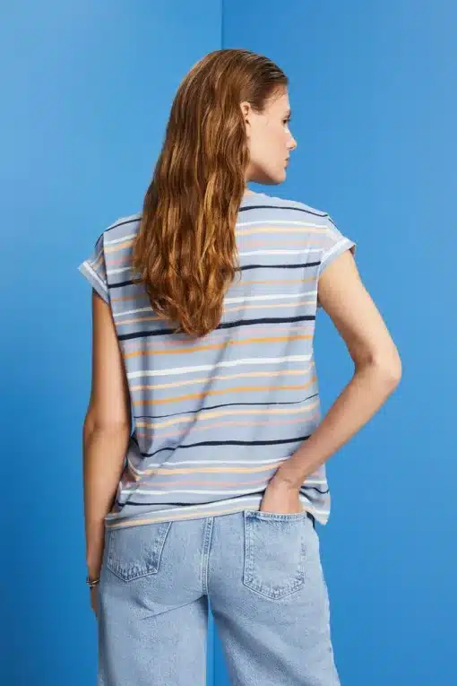 Esprit Stripe T-shirt Light Blue Lavender