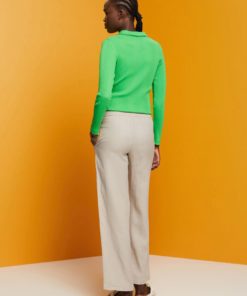 Esprit Linen Pants Light Taupe