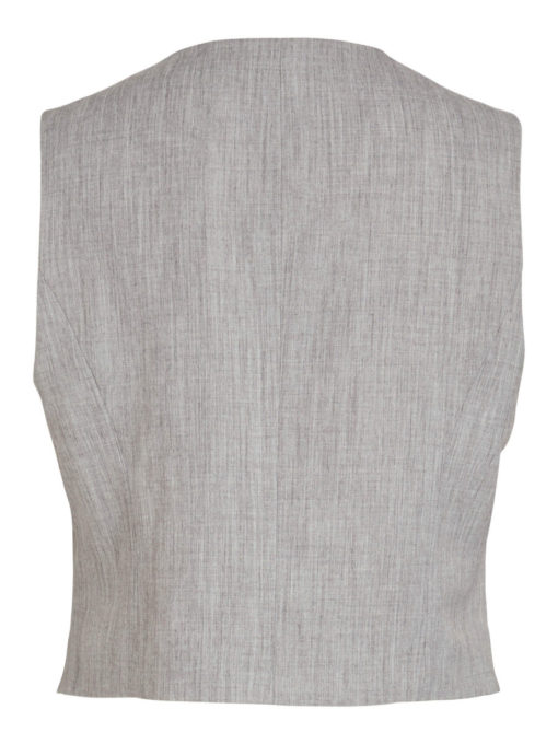 Vila Show Vest Light Grey Melange
