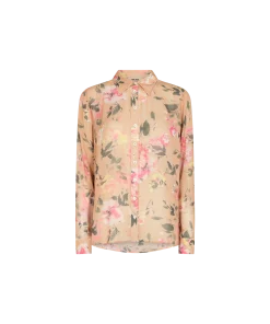 Mos Mosh Taylor Flor Shirt Tan