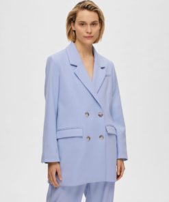 Selected Femme New Myla Relaxed Blazer Blue Heron