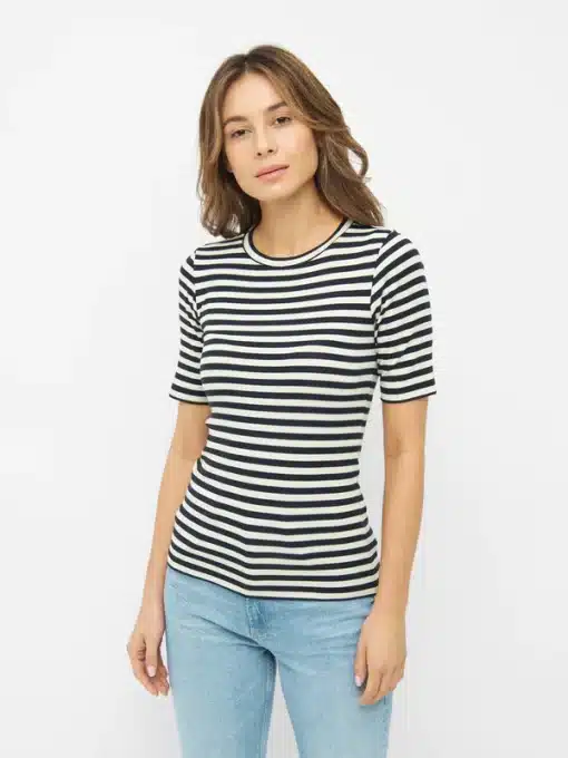 Knowledge Cotton Apparel Rib T-shirt