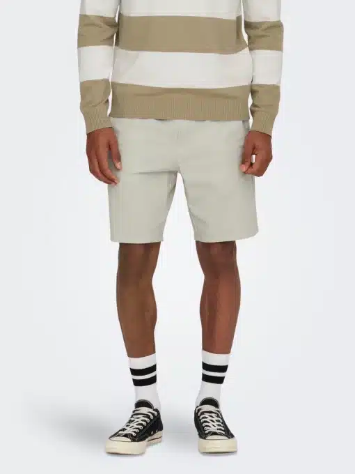 Only & Sons Linus Shorts Silver Lining