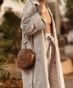 Balmuir Essen Round Crossbody Bag Tan