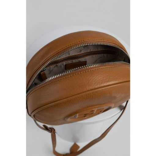 Balmuir Essen Round Crossbody Bag Tan