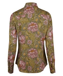 Stenströms Sofie Green Floral Shirt