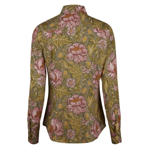 Stenströms Sofie Green Floral Shirt