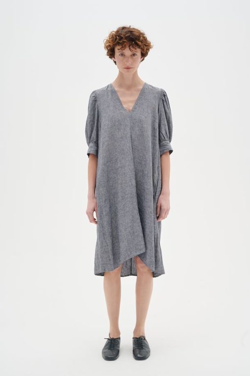InWear Kikol Yanca Dress Marine Blue Melange