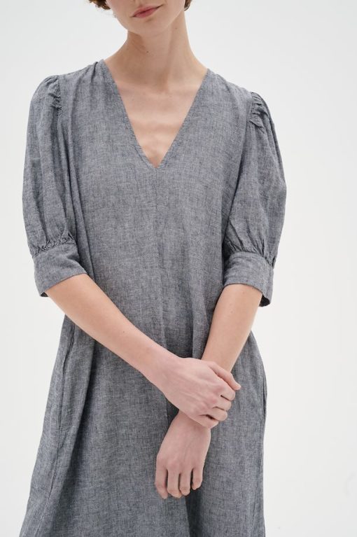 InWear Kikol Yanca Dress Marine Blue Melange