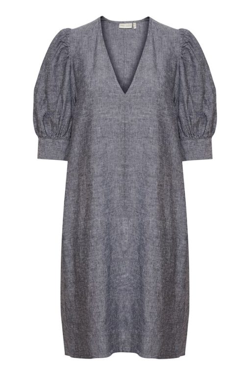 InWear Kikol Yanca Dress Marine Blue Melange