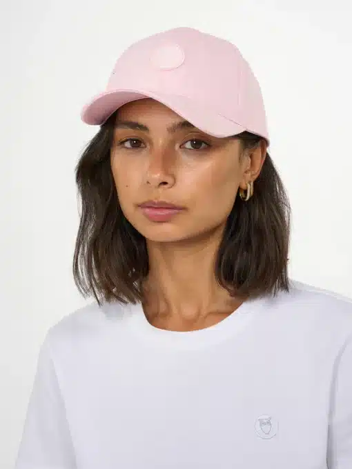 Knowledge Cotton Apparel Twill Baseball Cap Parfait Pink