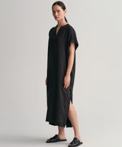 Gant Woman Linen Caftan Ebony Black