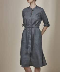 Stenströms Anette Linen Dress Grey