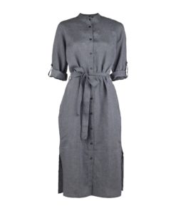 Stenströms Anette Linen Dress Grey