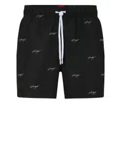 Hugo Goat Swim Shorts Black