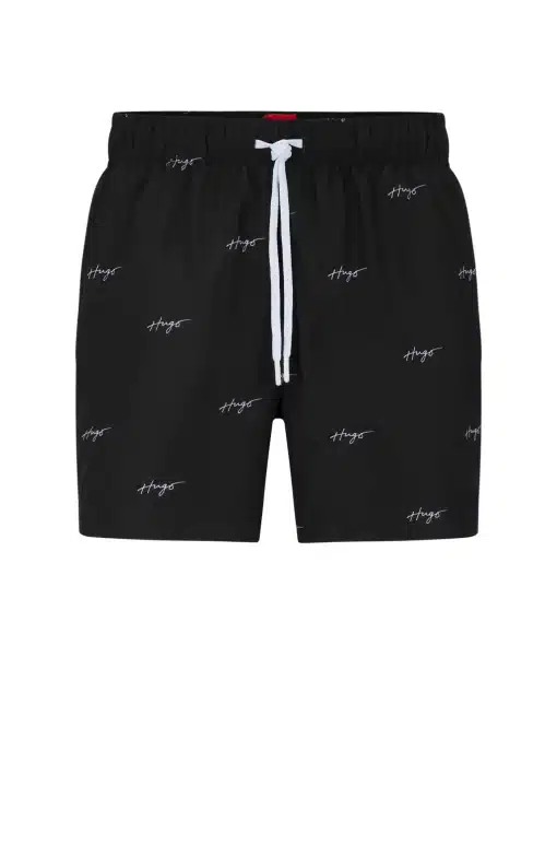 Hugo Goat Swim Shorts Black