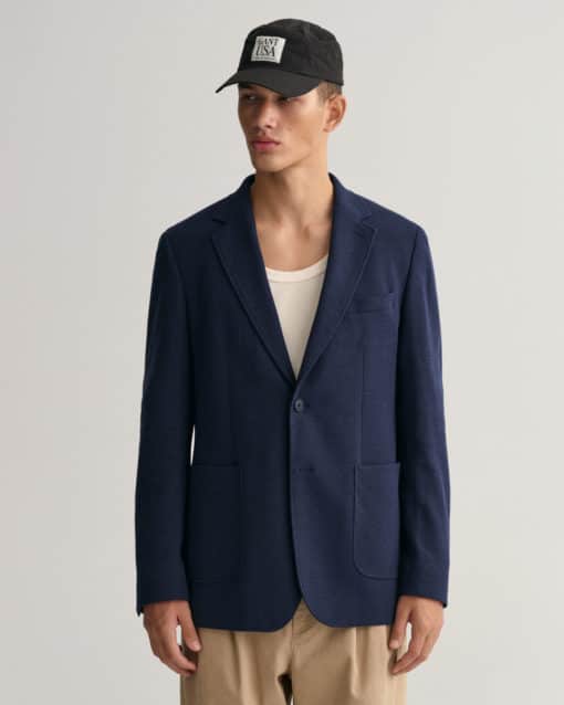 Gant Jersey Blazer Evening Blue