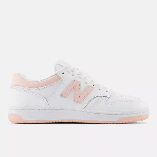 New Balance 480 White With Pink Haze