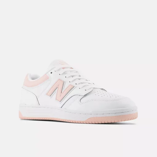 New Balance 480 White With Pink Haze