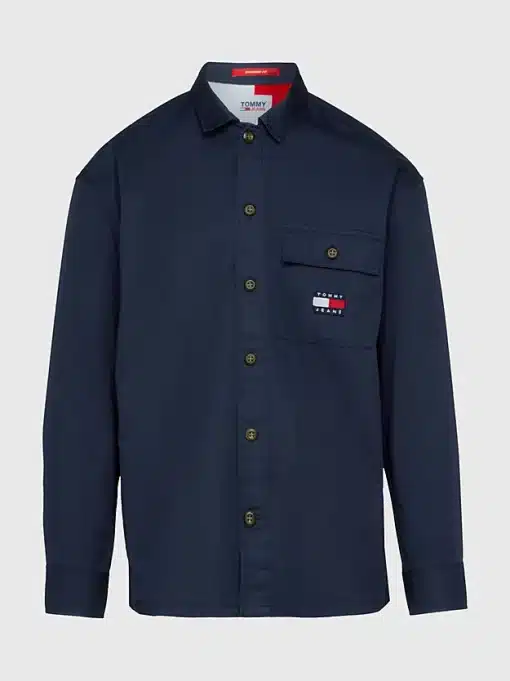 Tommy Jeans Classic Solid Overshirt Twilight Navy