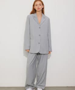 Envii Engrape Blazer Grey Pinstripe