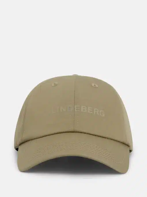 J.Lindeberg Elijah Cotton Logo Cap Aloe