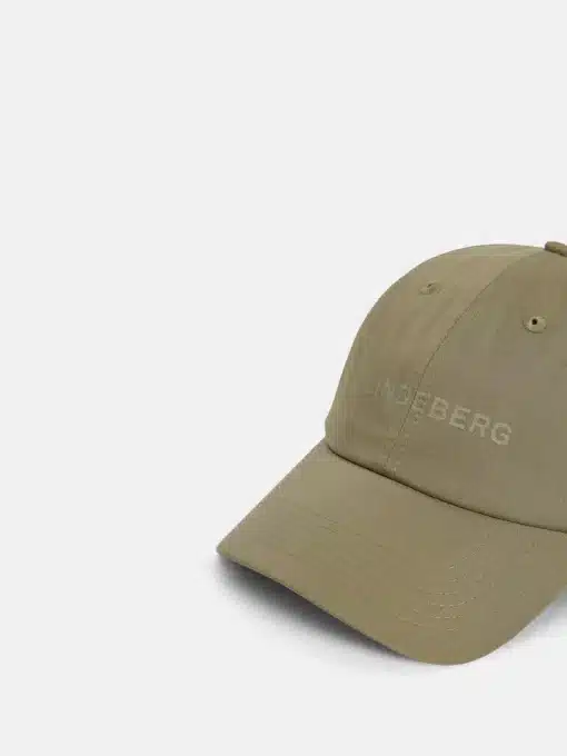 J.Lindeberg Elijah Cotton Logo Cap Aloe