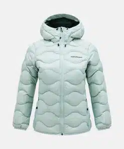 Peak Performance Helium Down Hood Jacket Women Delta Green