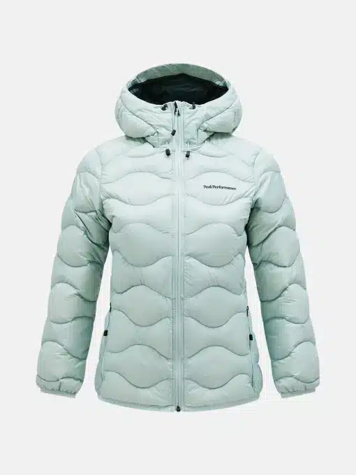 Peak Performance Helium Down Hood Jacket Women Delta Green