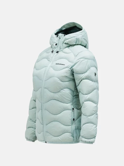 Peak Performance Helium Down Hood Jacket Women Delta Green