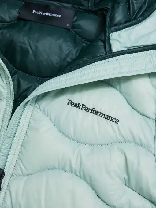 Peak Performance Helium Down Hood Jacket Women Delta Green