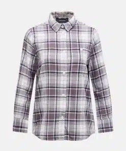 Peak Performance Cotton Flannel Shirt Women Check
