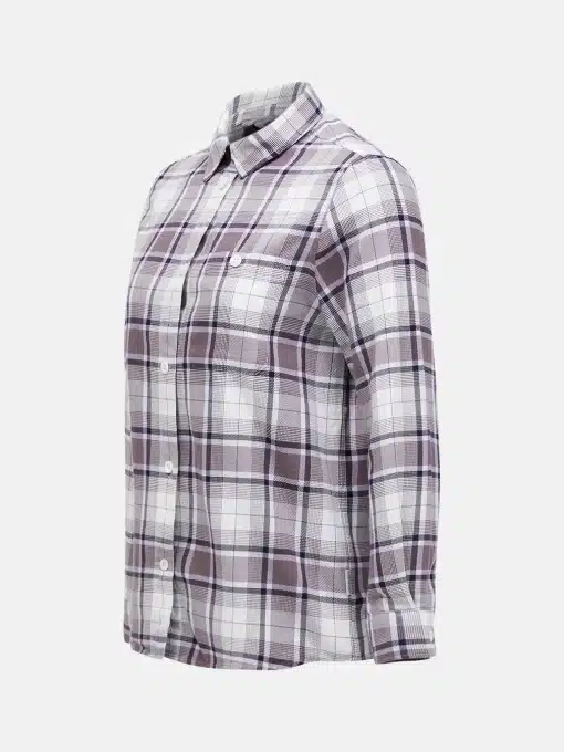 Peak Performance Cotton Flannel Shirt Women Check