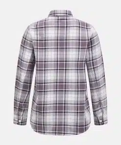Peak Performance Cotton Flannel Shirt Women Check