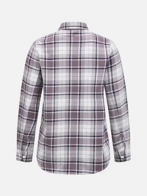 Peak Performance Cotton Flannel Shirt Women Check