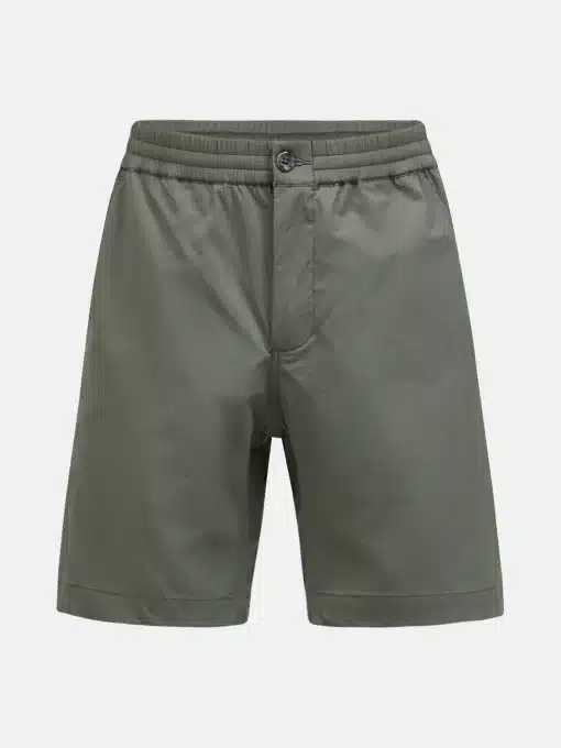Peak Performance Stretch Drawstring Shorts Men Pine Needle
