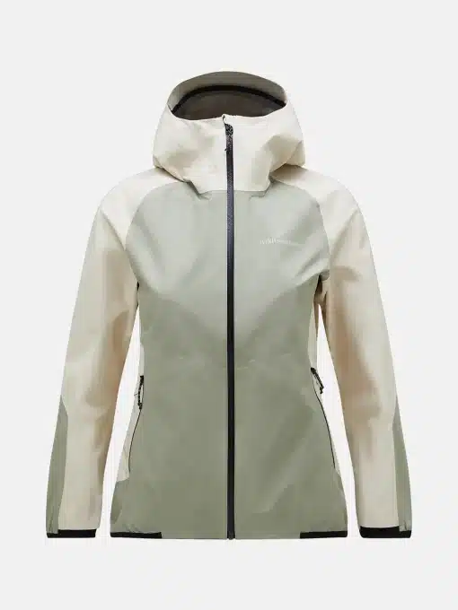 Peak Performance Gore-Tex Pac Jacket Women Sand Fog/Limit Green
