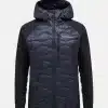 Peak Performance Helium Hybrid Down Hood Jacket Men Black