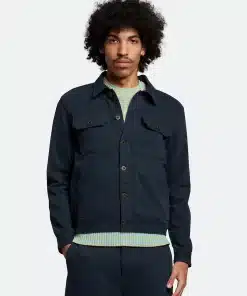 Lyle & Scott Trucker Jacket Dark Navy