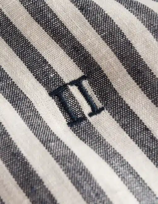 Les Deux Kris Linen SS Shirt Ivory/Dark Navy